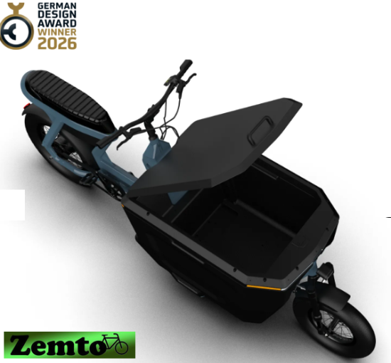 Elektro Transportfahrrad  CargoX Buisness, 2 Rad, mit Code, Hydr. Bremsen,  versch. Farben